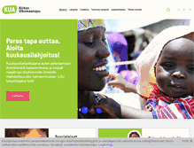 Tablet Screenshot of kirkonulkomaanapu.fi